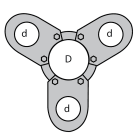 SEM - SEM4329/3 ACCOPPIATORE TRIPLO D 102-60 MM VERN.