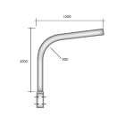 SEM - SEM4332/1 BRACCIO SINGOLO D 68X200+60X1000X1500 MM