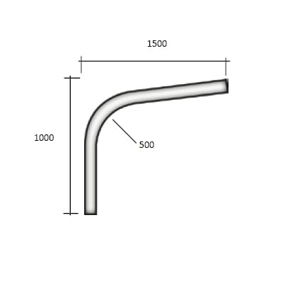 SEM - SEM4332/1D BRACCIO SINGOLO D 60X1000X1500 MM.
