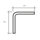 SEM - SEM4338/4 BRACCIO D 60X500X500 MM. ZN+V
