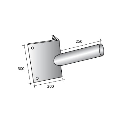 SEM - SEM4341 STAFFA AD ANGOLO PER ARMATURE