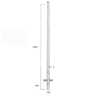 SEM - SEM4460 PALO CONICO H.TOT. 450 CM. D 105/60X3