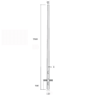 SEM - SEM4560 PALO CONICO H.TOT. 550 CM. D 115/60X3