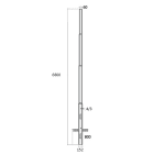 SEM - SEM4703/4-152 PALO RASTREMATO H.TOT. 680 CM. D 152