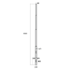 SEM - SEM4703/4-168 PALO RASTREMATO H.TOT. 680 CM. D 168