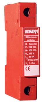 SEM - SEM7381 SCARIC. DI CORRENTE DA FULMINE