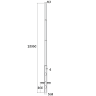 SEM - SEML41000/168 PALO RASTREMATO LAMIN. HSP H. TOT. 1000