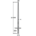 SEM - SEMOTT108/4 PALO OTTAGONALE H.TOT. 1080 CM. D 172/60