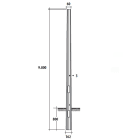 SEM - SEMOTT98/3 PALO OTTAGONALE H.TOT. 980 CM. D 162/60X