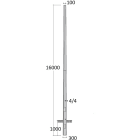 SEM - SEMPP16 PALO CONICO POLIGONALE H. TOT. 1600 CM.