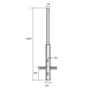 SEM - SEMR88-159/102/V PALO RASTREMATO H.TOT. 880 CM. 1 RASTR.