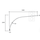 SEM - SEMSBS2250 BRACCIO SINGOLO A=2200 - L= 5000 MM.