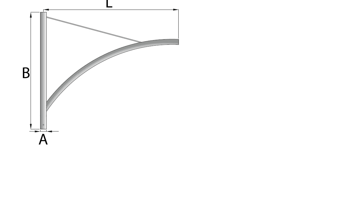 SEM - SEMTSFI130150 TESTA PALO SINGOLO FIRENZE A=1300 L=