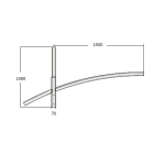 SEM - SEMTSNJ100150 TESTA PALO SINGOLO NINJA A=1000 L=1500