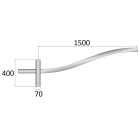 SEM - SEMTSRA40150 TESTA PALO SINGOLO RAVENNA A=400 L=150