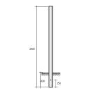 SEM - SEMVR3150N PALO IN VETRORESINA CILINDRICO D 60X1500