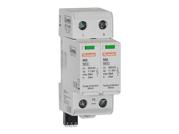 LOVATO LOVSG22PA300R SCARICATORE DI SOVRAT. TIPO 2 2P +R.C.