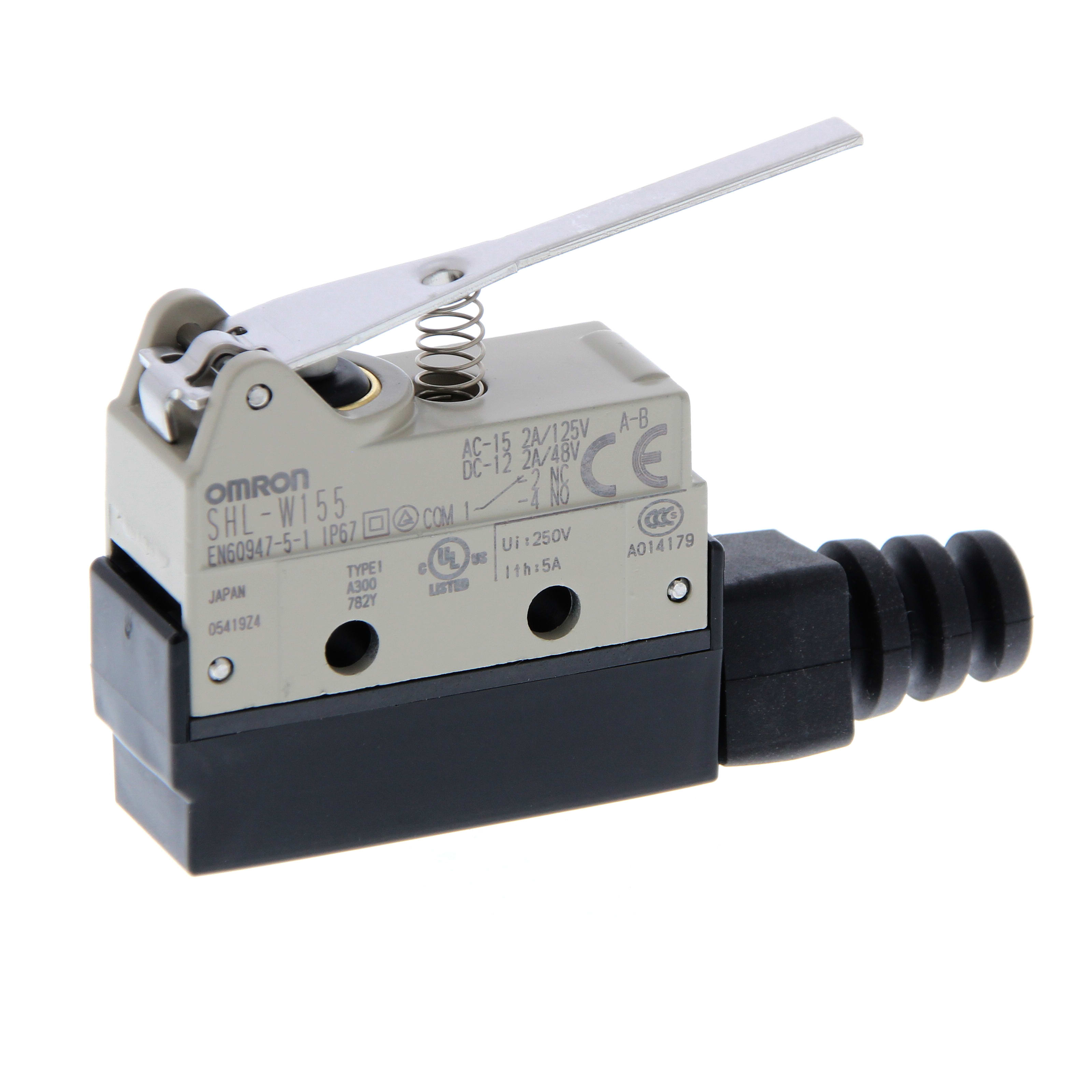 OMRON OMRSHLW155-11162100 FINECORSA- 1CONT SC 10A LEVA. IP67