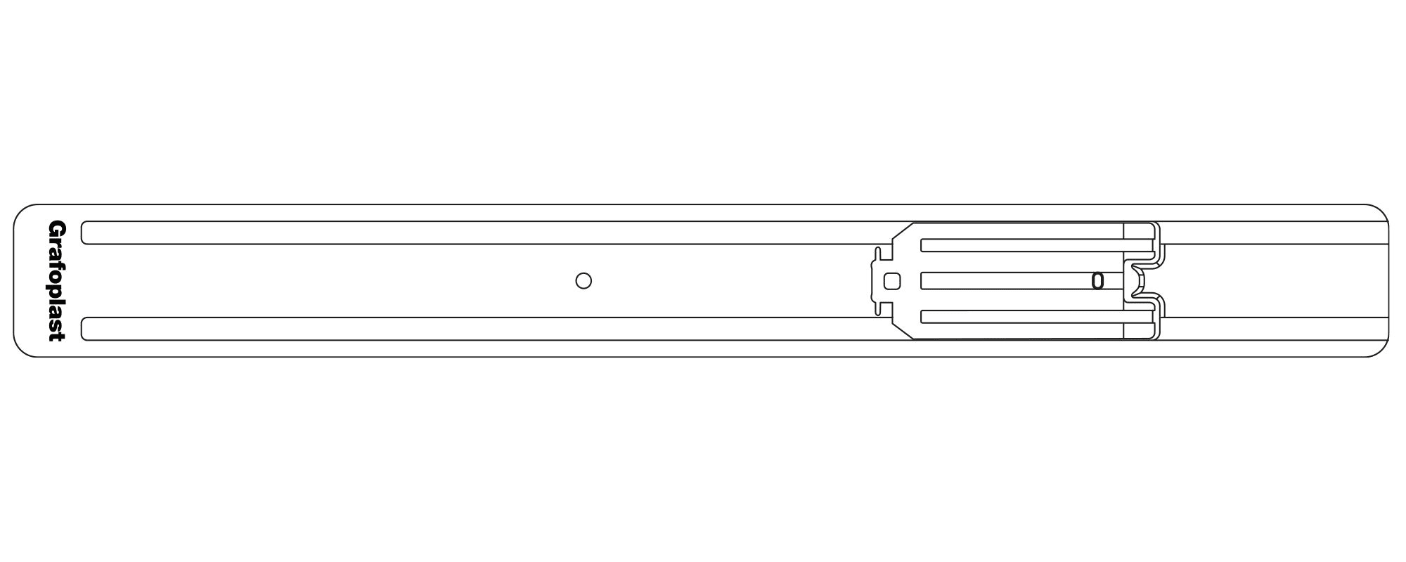 GRAFOPLAST SRL - GRASI2K0014NP2 PIASTRA TESSERE MORSETTI WAGO280 1PZ