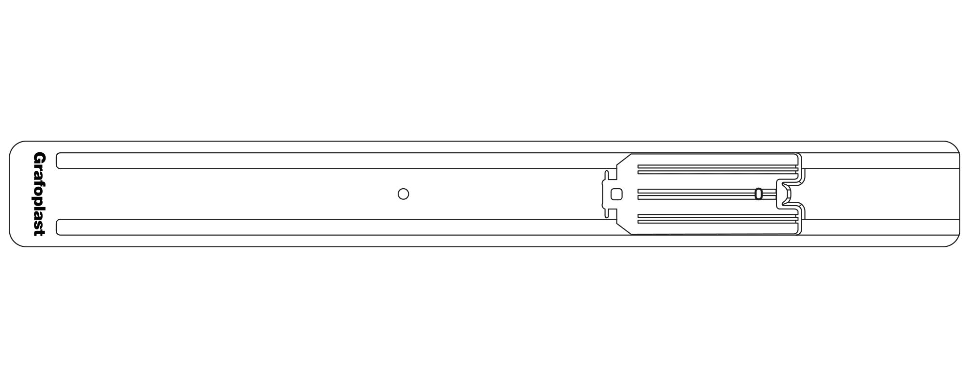 GRAFOPLAST SRL - GRASI2K0014NP5 PIASTRA TESSERE CABUR CBC 4 1PZ