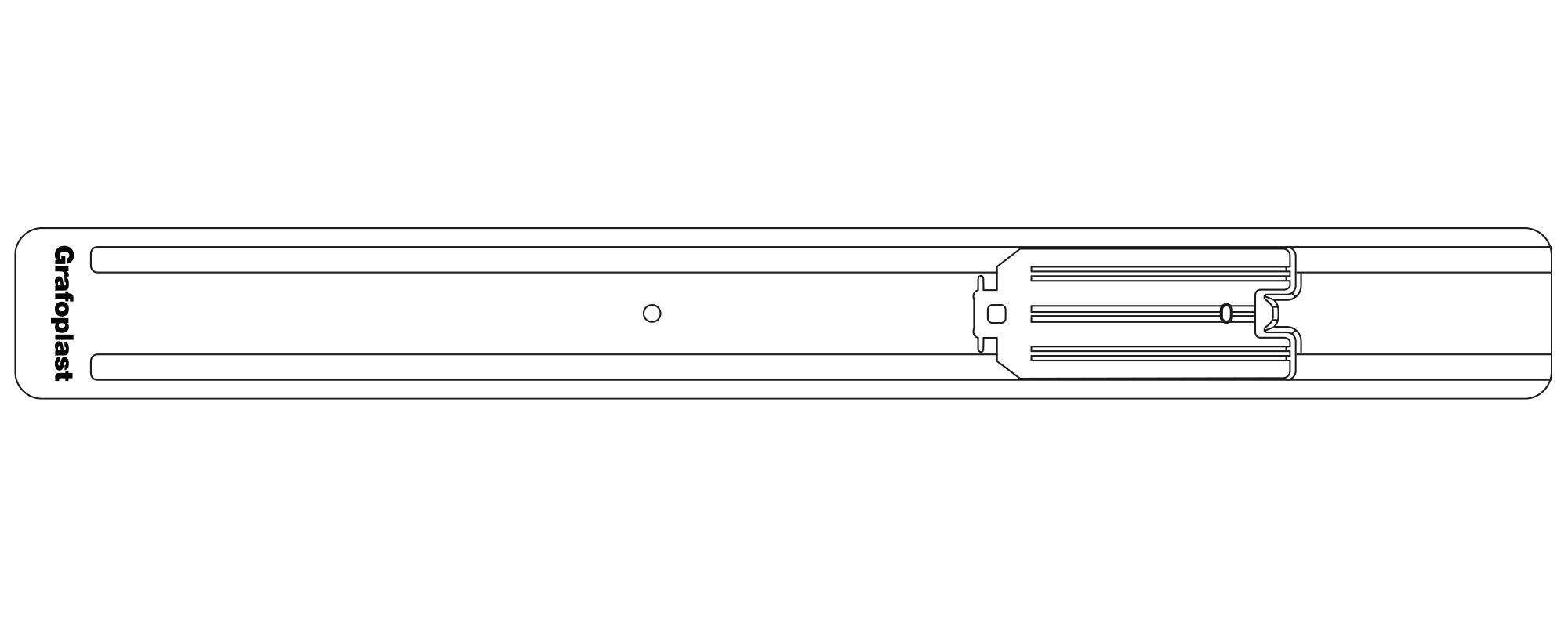 GRAFOPLAST SRL - GRASI2K0014NP5 PIASTRA TESSERE CABUR CBC 4 1PZ