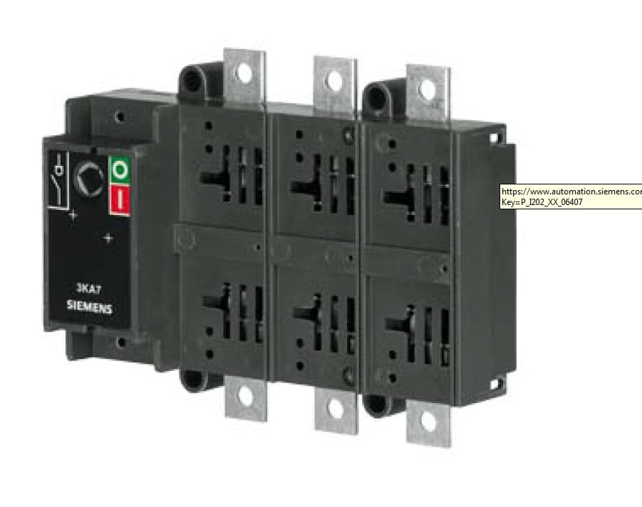 SIEMENS SIE3KA71323AA00 SEZIONATORE 3X400A SENZA COMANDO