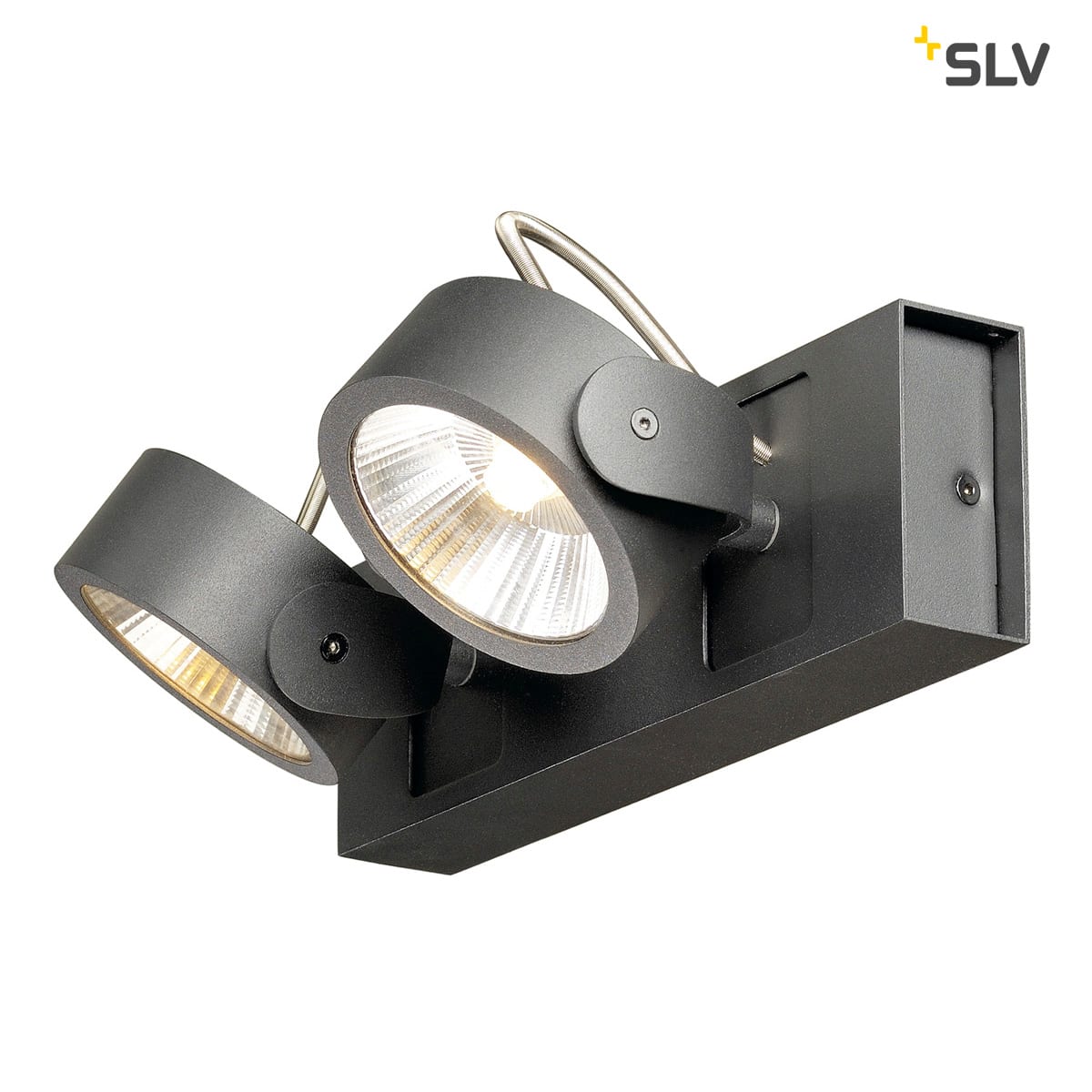SLV ITALIA SRL - SLV1000129 KALU LED 2 LAMPADA A PARETE/PLAFONE, NER