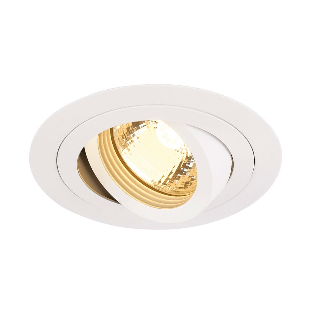 SLV ITALIA SRL SLV199981 PIREQ GU10 ROUND DOWNLIGHT,BIANCO OPACO,