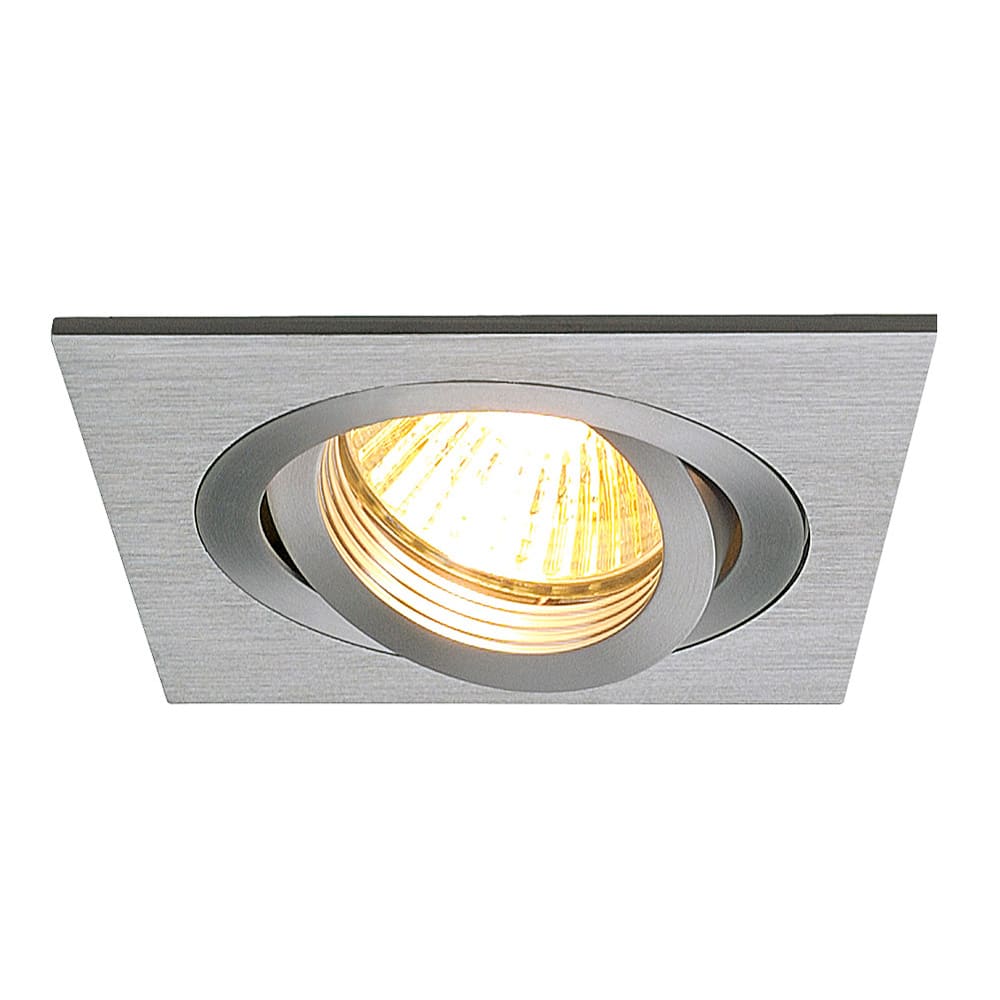 SLV ITALIA SRL - SLV199996 PIREQ GU10 SQUARE DOWNLIGHT,ALLUMINIO SP