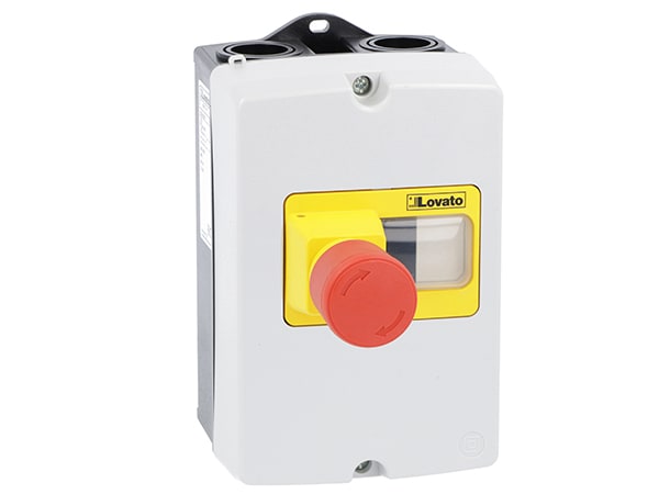 LOVATO LOVSM1Z1712P CONTENITORE X SM1P L=100MM CON PULS.EM.