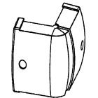 CANALPLAST - CANSMT126CILS ANG.EST.VAR.SIMMETRIS CILIEGIO S.DL3