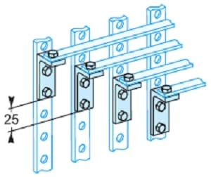SCHNEIDER ELECTRIC - SNR04195 40 VITI M6X16 PER BARRE FILETTATE<630