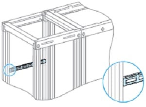 SCHNEIDER ELECTRIC - SNR08776 4 SUPPORTI AMARRAGGIO CAVI L650