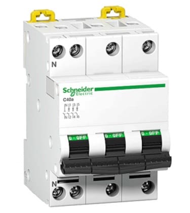 SCHNEIDER ELECTRIC SNRA9N17592 C40N 3P+N C 20A 6000A