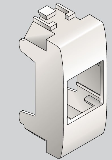 SCHNEIDER ELECTRIC SNRVDISGWCB ADATT. GEWISS CHORUS BIANCA RJ45
