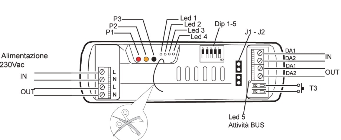 SICOM SPA - SOLTVDMA868A01 TV DMA 20 DALI 1 DALI WIRELESS