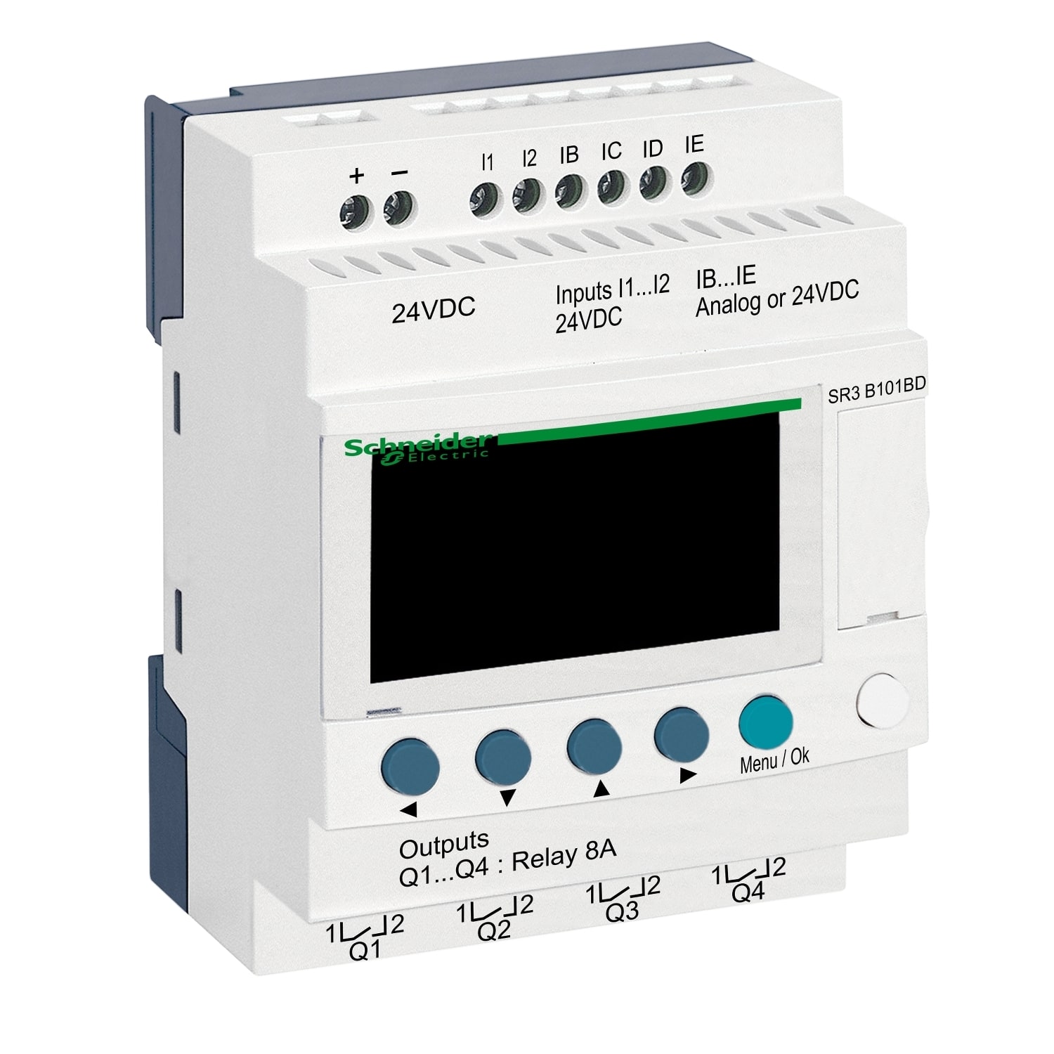 SCHNEIDER ELECTRIC - SNRSR3B101BD MODULO LOGICO 10 I/O 24 VDC
