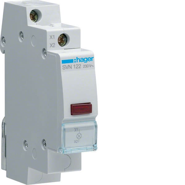 HAGER HAGSVN122 LED Leuchtmelder rot 230V AC 1PLE