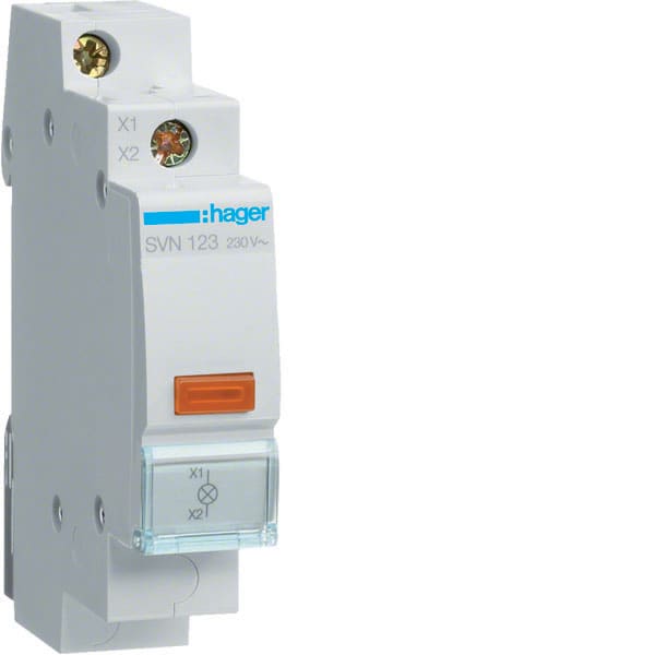 HAGER HAGSVN123 1 SEGNALATORE LUMINOSO ARANCIONE 1M