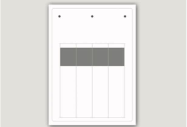 CABUR SRL - CBRESA5015W ETICHETTA SCAV. AD VIN BIANCA DIM. 50X15