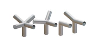 OEC SRL OECT1PL0019 ATTACCO DOP. A 180 IN ACC. PER TESTA 60