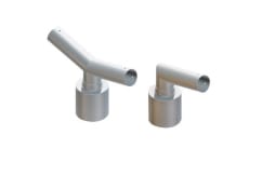 OEC SRL - OECT1PL0030 ATTACCO SING. IN ACC. PER TESTA 120 MM