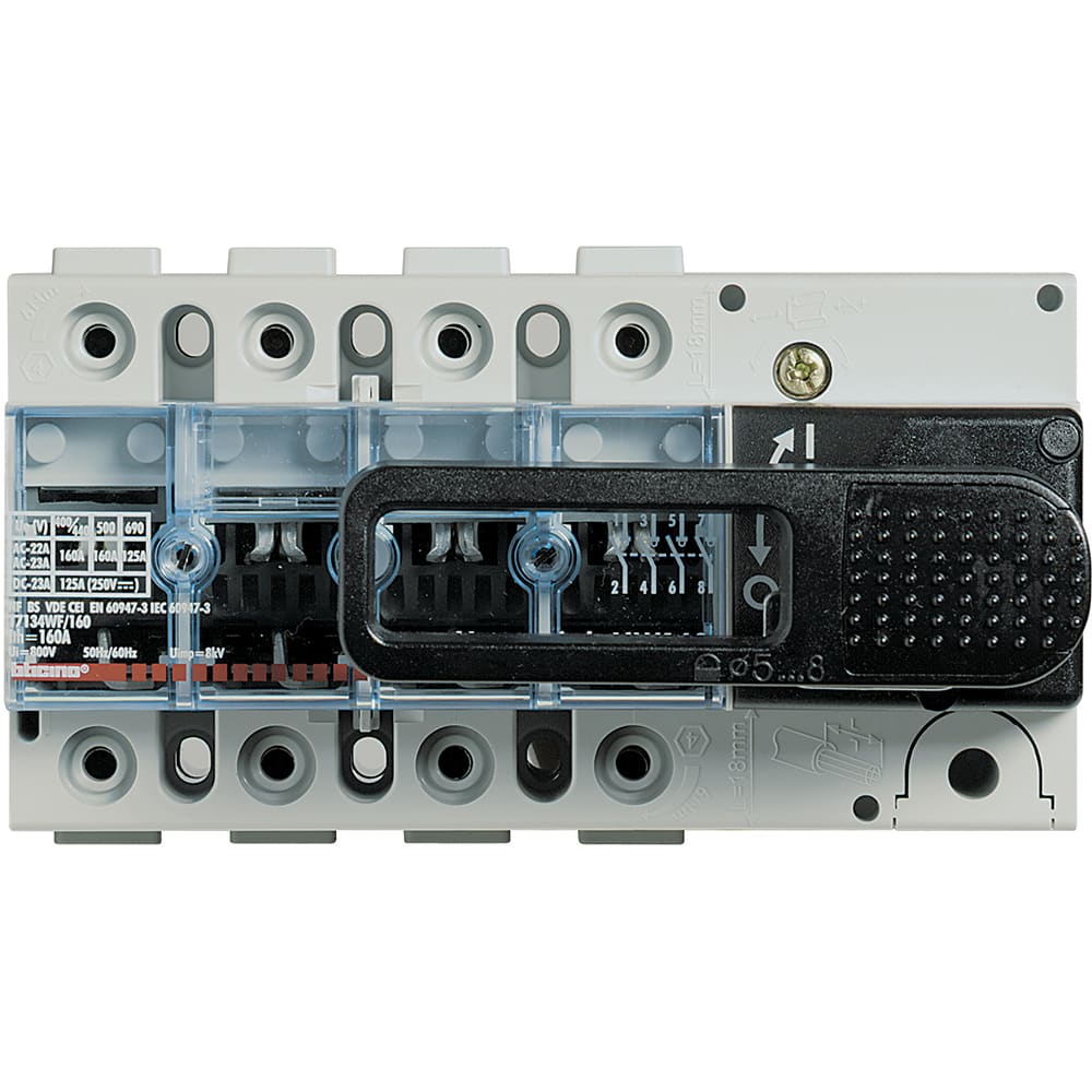 BTICINO BTIT7133WF/100 SEZIONATORE MW160 3P 100A FRONTALE