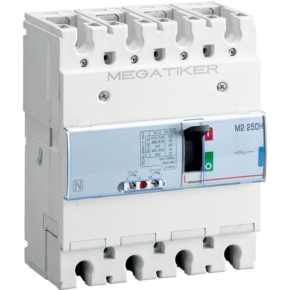 BTICINO BTIT724H200 M2 250H - MAGNETOT 3P+N/2 200A 70KA