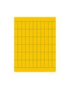 CABUR SRL CBRTA207AY TA207AY TARG.ADESIVA GIALLA 20X7