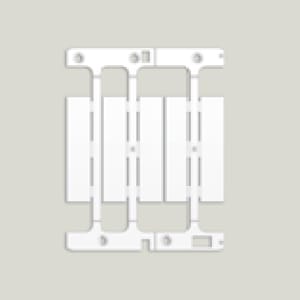 CABUR SRL CBRTA6715W TA6715W TARGH.67X15 BIANCA (X75)