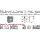 TRENDFIN SRL - TRDSA150ZZ5 RIDUTTORE DI CORRENTE TAC1 - 150/5