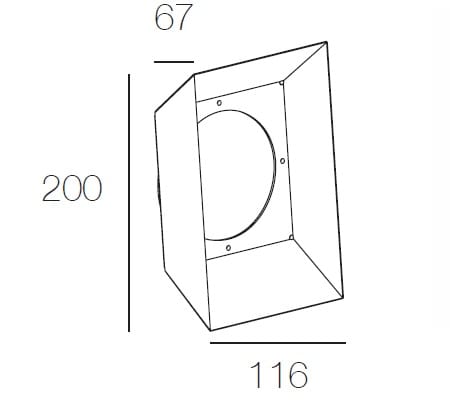 TARGETTI TAR1E2856 NANO PYROS BARN DOOR FIXED FLAPS
