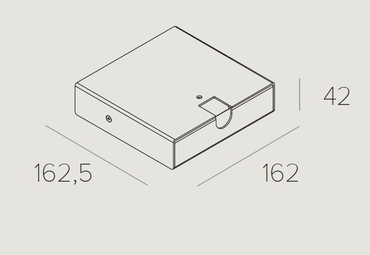 TARGETTI - TAR1T4617 CORO ACCESSORY SURFACE MOUNTING BASE DRI