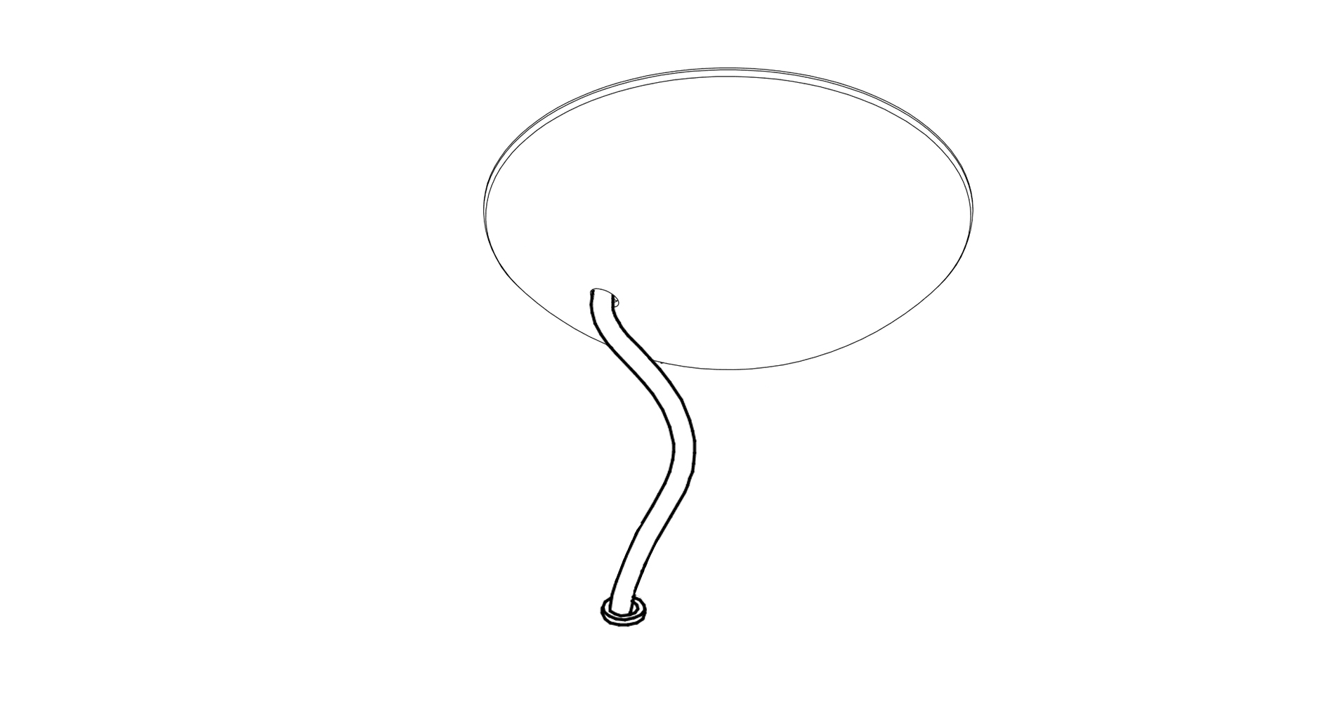 TARGETTI - TAR1T6288EL THREESIXTY CANOPY CABLE 4000MM EL WHITE